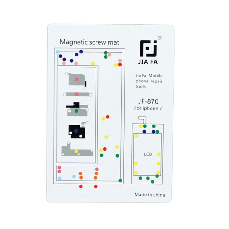 JIAFA Magnetic Screws Mat สำหรับ iPhone 7, For 7
