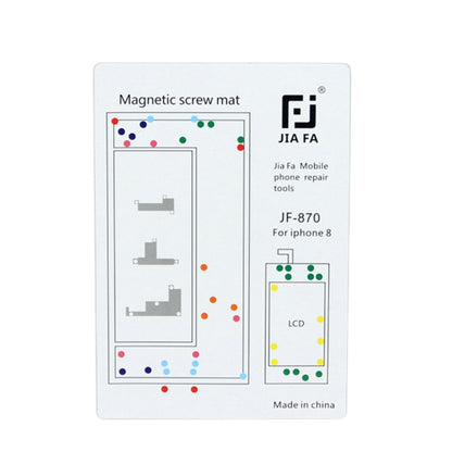 JIAFA Magnetic Screws Mat สำหรับ iPhone 8, For 8