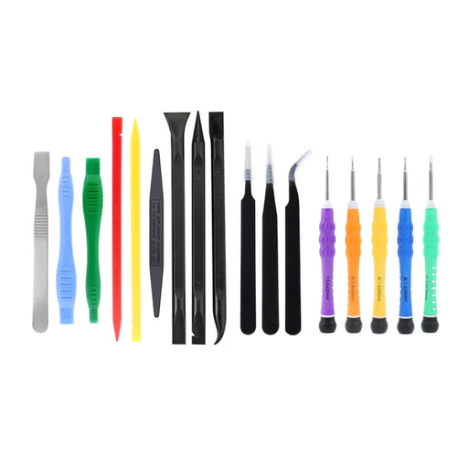 JIAFA JF-8170 ชุดเครื่องมือซ่อมแซมอเนกประสงค์ 17 in 1 พร้อมกระเป๋าสำหรับ iPhone, Macbook, Applewatch, JF-8170