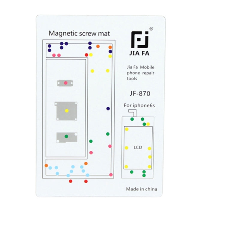 JIAFA Magnetic Screws Mat สำหรับ iPhone 6s, For 6s