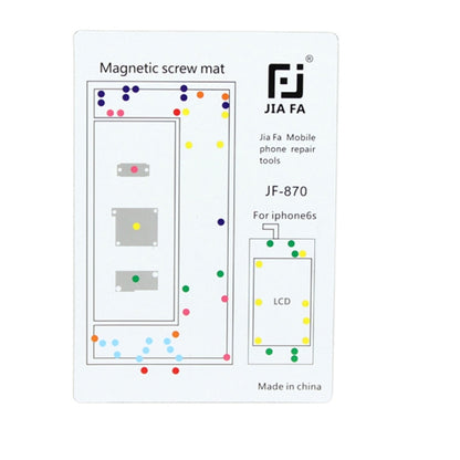 JIAFA Magnetic Screws Mat สำหรับ iPhone 6s, For 6s