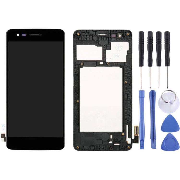 หน้าจอแอลซีดีและDigitizerสมัชชาเต็มพร้อมกรอบสำหรับLG K8 2017 Aristo M210 MS210 M200N US215, For LG K8 2017 Aristo