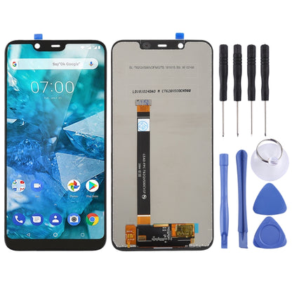 หน้าจอ LCD และชุดประกอบ Digitizer สำหรับ Nokia X7 / 8.1 / 7.1 Plus TA-1131, For Nokia X7