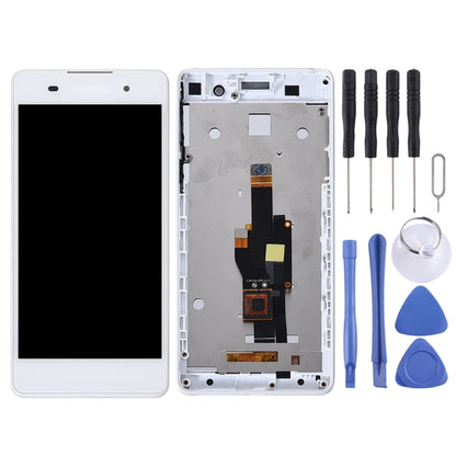หน้าจอ LCD และชุดประกอบ Digitizer พร้อมกรอบสำหรับ Sony Xperia E5 F3311 F3313, For Xperia E5