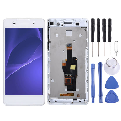 หน้าจอ LCD และชุดประกอบ Digitizer พร้อมกรอบสำหรับ Sony Xperia E5 F3311 F3313, For Xperia E5