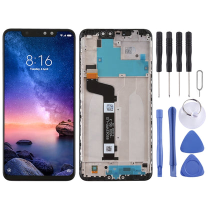 หน้าจอแอลซีดีและชุดประกอบDigitizerพร้อมกรอบสำหรับXiaomi Redmiหมายเหตุ 6 Pro, Redmi Note 6 Pro