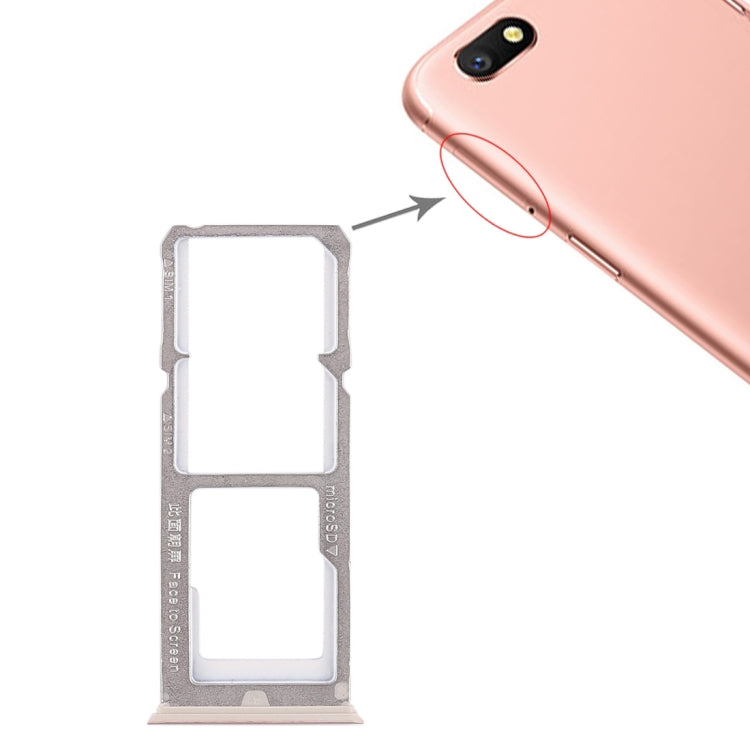 สำหรับ OPPO A77 2 x ถาดซิมการ์ด + ถาดการ์ด Micro SD, OPPO A77, For OPPO A77