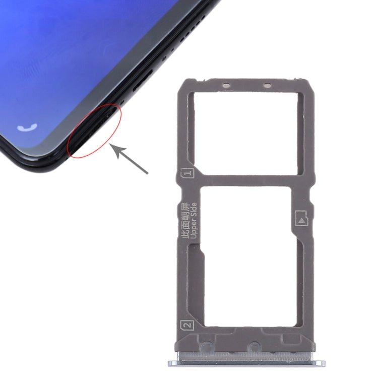 สำหรับถาดซิมการ์ด Vivo X21 + ถาดซิมการ์ด / ถาดการ์ด Micro SD, For Vivo X21, Vivo X21