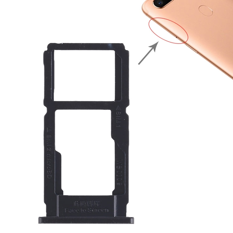 สำหรับถาดซิมการ์ด OPPO R11s Plus + ถาดซิมการ์ด / ถาดการ์ด Micro SD, OPPO R11s Plus, For OPPO R11s Plus