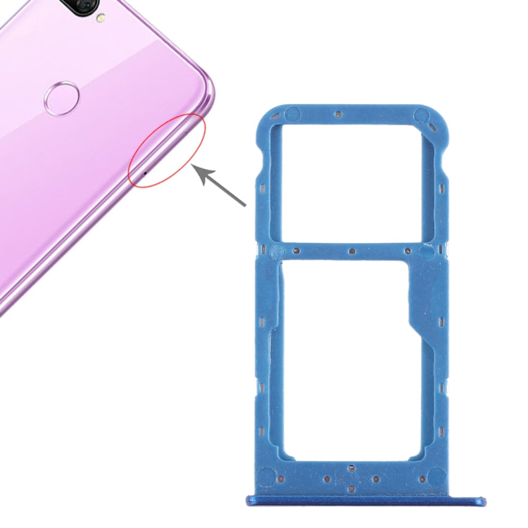 ถาดซิมการ์ด + ถาดซิมการ์ด / ถาดการ์ด Micro SD สำหรับ Huawei Honor 9i, For Huawei Honor 9i