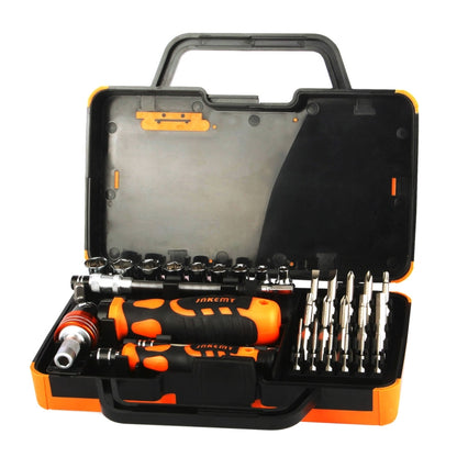 JAKEMY JM-6121 31 in 1 Professional ไขควงชุดถอดชิ้นส่วนเครื่องมือไขควงชุดมัลติฟังก์ชั่สำหรับ Electronics Home เครื่องมือซ่อม, JM-6121