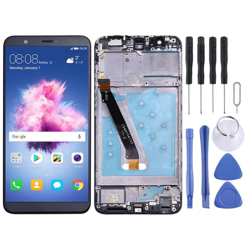หน้าจอแอลซีดีและชุดประกอบDigitizerพร้อมกรอบสำหรับHuawei Pสมาร์ท (เพลิดเพลินไปกับ 7S), FIG-LX1, FIG-LA1, FIG-LX2, FIG-LX3, For Huawei P smart