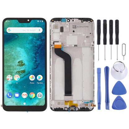 หน้าจอแอลซีดีและชุดประกอบDigitizerพร้อมกรอบสำหรับXiaomi Redmi 6 Pro / A2 Lite, For Xiaomi Redmi Note 6 Pro