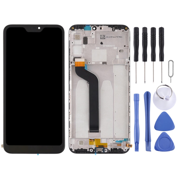 หน้าจอแอลซีดีและชุดประกอบDigitizerพร้อมกรอบสำหรับXiaomi Redmi 6 Pro / A2 Lite, For Xiaomi Redmi Note 6 Pro