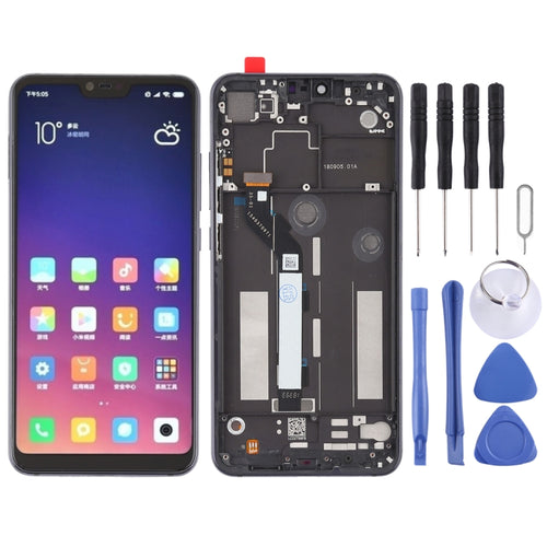 หน้าจอแอลซีดีและชุดประกอบDigitizerพร้อมกรอบสำหรับXiaomi Mi 8 Lite, For Xiaomi Mi 8 Lite, For Mi 8 Lite