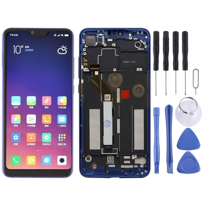 หน้าจอแอลซีดีและชุดประกอบDigitizerพร้อมกรอบสำหรับXiaomi Mi 8 Lite, For Xiaomi Mi 8 Lite, For Mi 8 Lite