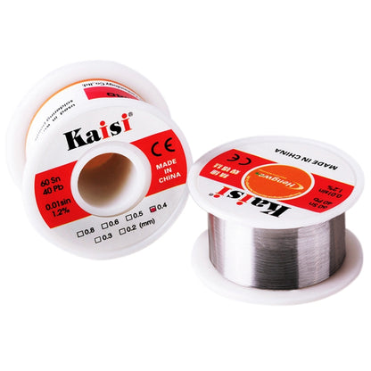Kaisi 0.4มม. ลวดบัดกรีตะกั่วดีบุกขัดสนสำหรับงานเชื่อม, 50ก, 0.4mm 50g