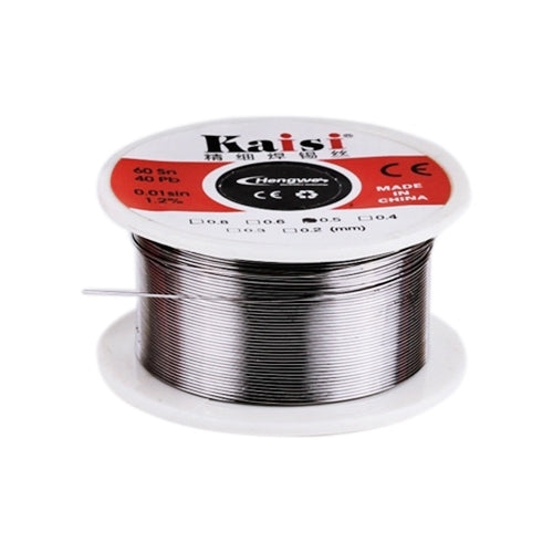 Kaisi 0.6มม.ลวดบัดกรีตะกั่วดีบุกขัดสนสำหรับงานเชื่อม, 50ก, 0.6mm 50g