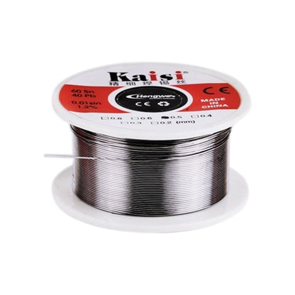Kaisi 0.6มม.ลวดบัดกรีตะกั่วดีบุกขัดสนสำหรับงานเชื่อม, 50ก, 0.6mm 50g