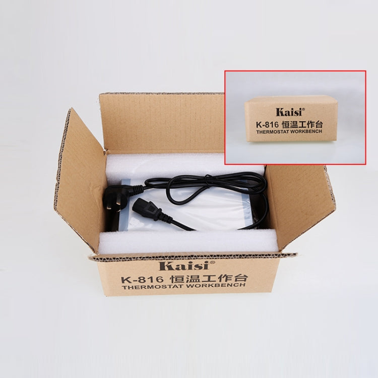 Kaisi K-816 แผ่นความร้อนอุณหภูมิคงที่หน้าจอ LCD เปิดแยก Desoldering Station พร้อมแผ่นซิลิโคน, US Plug, Kaisi K-816 US Plug, Kaisi K-816 EU Plug