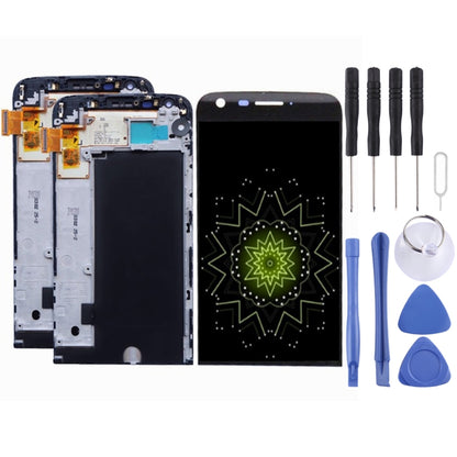 หน้าจอแอลซีดีและชุดประกอบDigitizerสมัชชาเต็มDigitizerพร้อมกรอบสำหรับLG G5 H840 / H850, For LG G5