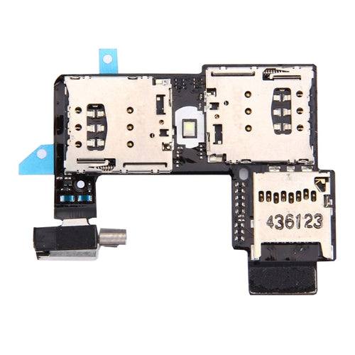 ช่องเสียบซิมการ์ด + ช่องเสียบการ์ด SD สำหรับ Motorola Moto G (รุ่นที่ 2) (เวอร์ชัน Dual SIM), For Motorola MOTO G (2nd Gen)