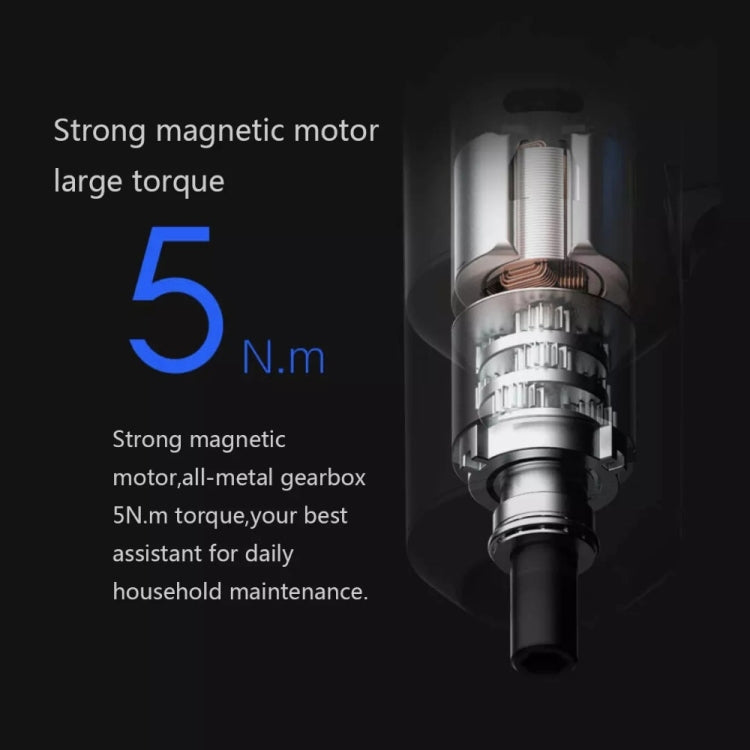 Original Xiaomi Mijia ไขควงชาร์จไร้สายพร้อมสกรู PCS S2 จำนวน 12 ชิ้น, With 12 PCS S2 Screw