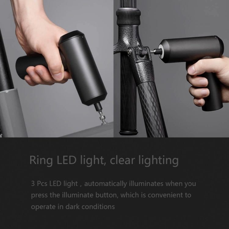 Original Xiaomi Mijia ไขควงชาร์จไร้สายพร้อมสกรู PCS S2 จำนวน 12 ชิ้น, With 12 PCS S2 Screw
