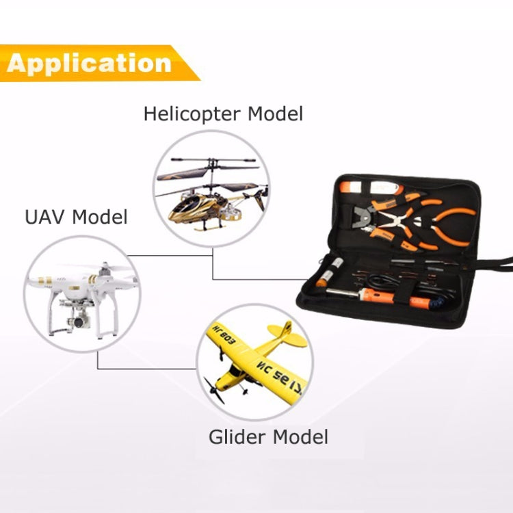 JAKEMY JM-P14 เครื่องเชื่อมซ่อมชุดเครื่องมือกล่องเครื่องมือ Wire Stripper คีม ไขควง, US Plug, JM-P14