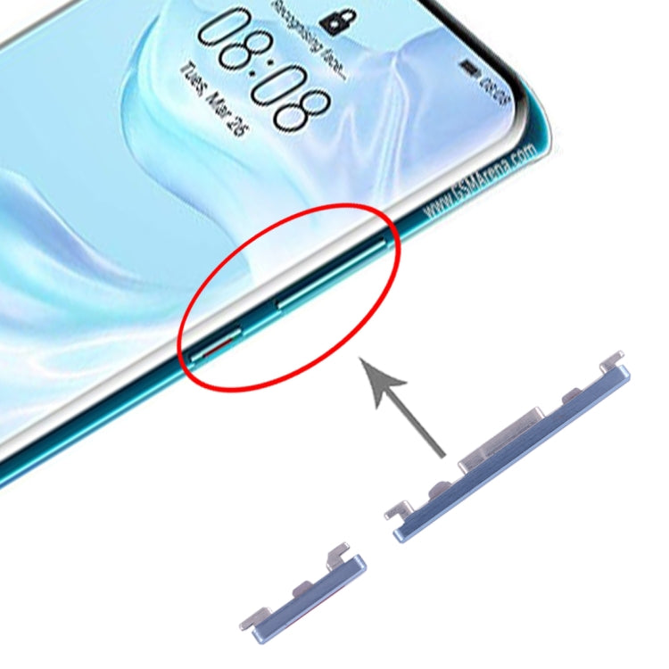 ปุ่มเปิดปิดและปุ่มควบคุมระดับเสียงสำหรับ Huawei P30 Pro, For Huawei P30 Pro, For Huawei P30 Pro (Breathing Crystal)