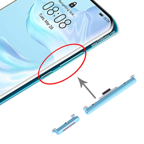 ปุ่มเปิดปิดและปุ่มควบคุมระดับเสียงสำหรับ Huawei P30 Pro, For Huawei P30 Pro, For Huawei P30 Pro (Breathing Crystal)