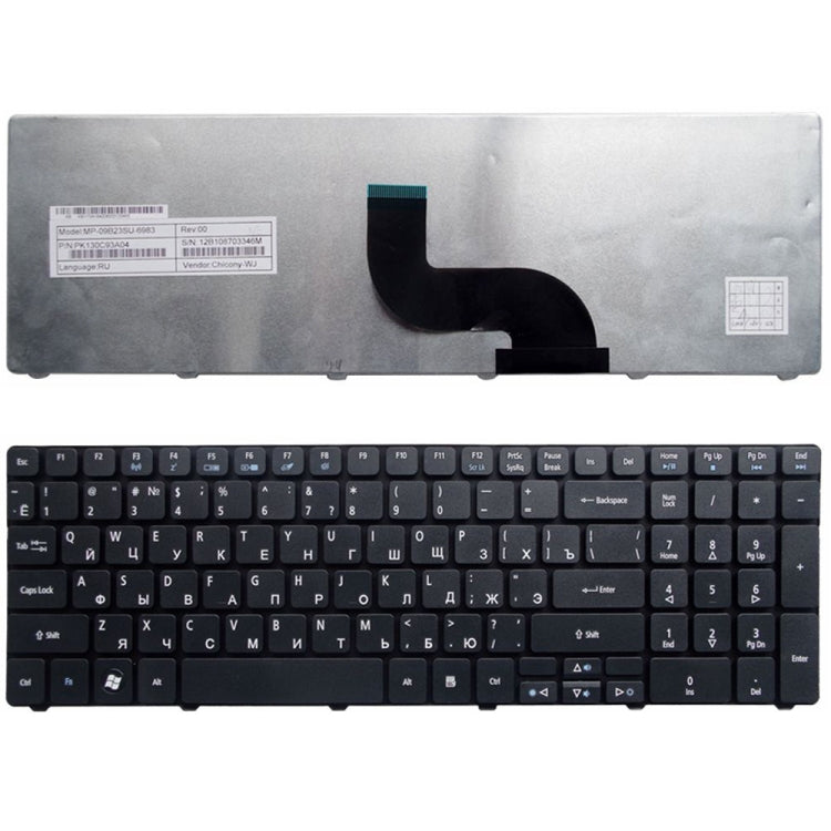 แป้นพิมพ์แล็ปท็อปภาษาอังกฤษเวอร์ชันสหรัฐอเมริกาสำหรับ Acer Aspire 7736 / 7736G / 7736Z, For Acer Aspire 7736