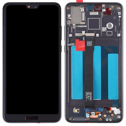 หน้าจอ LCD และชุดประกอบ Digitizer พร้อมกรอบสำหรับ Huawei P20, For Huawei P20