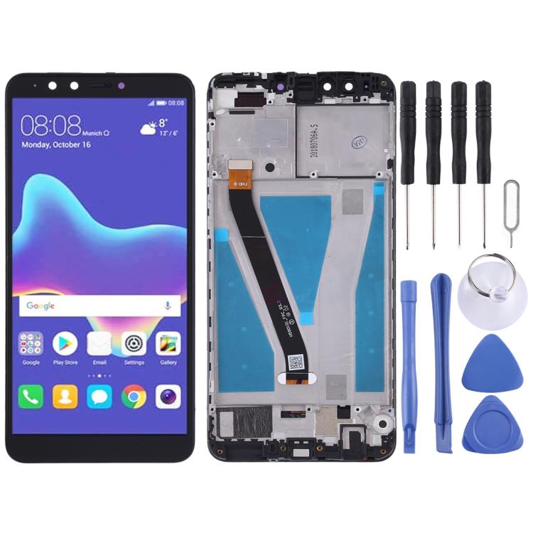 หน้าจอแอลซีดีและชุดประกอบDigitizerพร้อมกรอบสำหรับHuawei Enjoy 8 Plus, For Huawei Enjoy 8 Plus