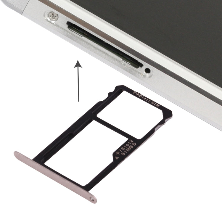 สำหรับ Huawei Honor 7 ถาดนาโนซิมการ์ด + นาโนซิม / ถาดการ์ด Micro SD, For Huawei Honor 7, For Honor 7