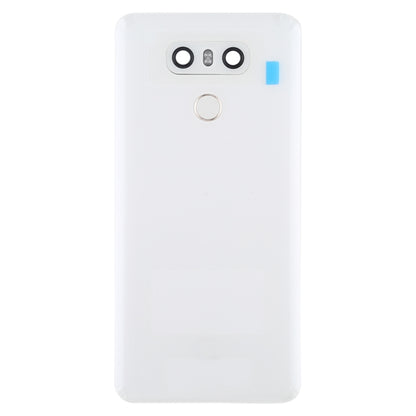 ฝาหลังแบตเตอรี่พร้อมเลนส์กล้องและเซ็นเซอร์ลายนิ้วมือสำหรับ LG G6 / H870 / H870DS / H872 / LS993 / VS998 / US997, For LG G6 with Camera Lens Frame, For LG G6