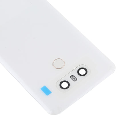 ฝาหลังแบตเตอรี่พร้อมเลนส์กล้องและเซ็นเซอร์ลายนิ้วมือสำหรับ LG G6 / H870 / H870DS / H872 / LS993 / VS998 / US997, For LG G6 with Camera Lens Frame, For LG G6