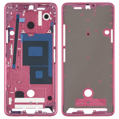 แผ่นปิดกรอบที่อยู่อาศัยด้านหน้าสำหรับ LG G7 ThinQ / G710, For LG G7 ThinQ, For LG G7 ThinQ (Pink)