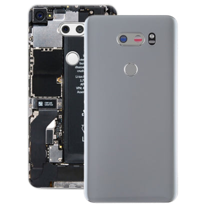 ฝาหลังแบตเตอรี่พร้อมเลนส์กล้องและเซ็นเซอร์ลายนิ้วมือสำหรับ LG V30 / VS996 / LS998U / H933 / LS998U / H930, For LG V30(with Fingerprint Sensor)