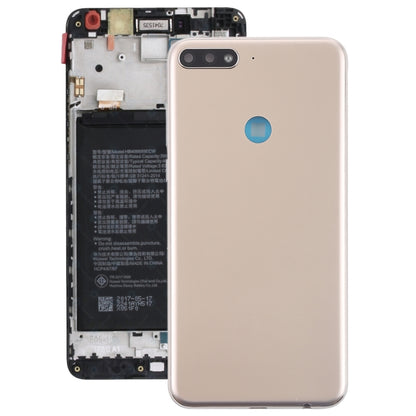 ฝาหลังพร้อมปุ่มด้านข้างสำหรับ Huawei Y7 (2018), For Huawei Y7 (2018), For Y7 (2018)