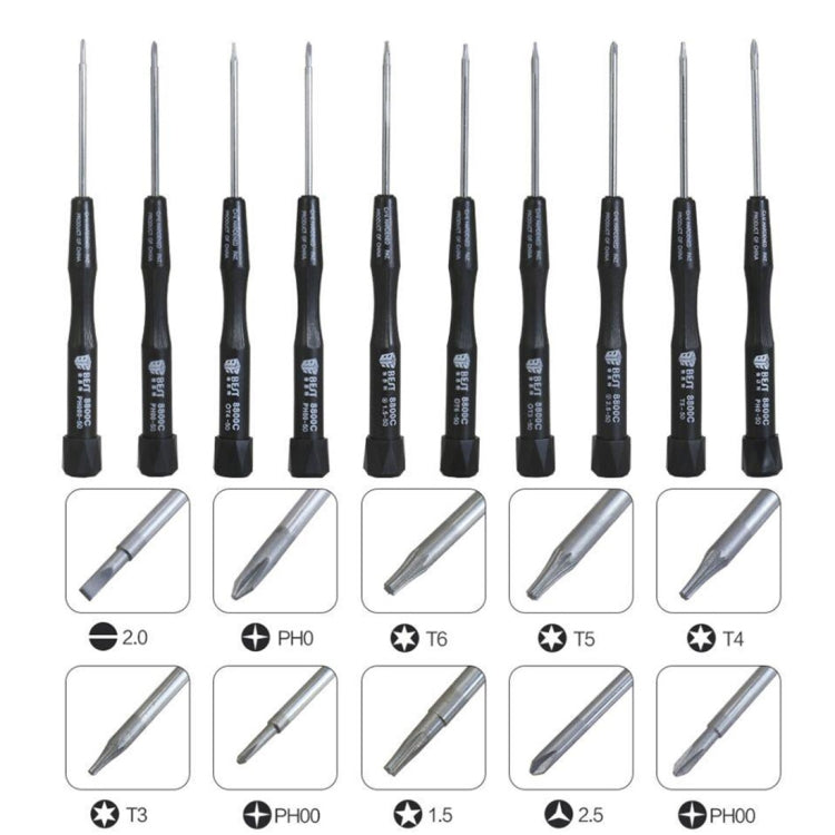 10 in 1 BEST BST-8800C เครื่องมือซ่อมแซมชุดไขควงความแม่นยำ, BST-8800C