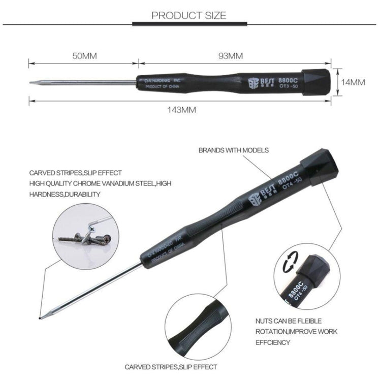 10 in 1 BEST BST-8800C เครื่องมือซ่อมแซมชุดไขควงความแม่นยำ, BST-8800C