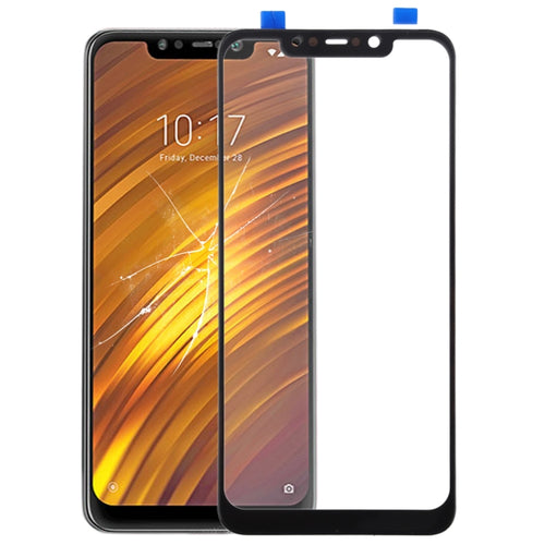 เลนส์กระจกด้านนอกหน้าจอด้านหน้าสำหรับ Xiaomi Pocophone F1, For Xiaomi Pocophone F1