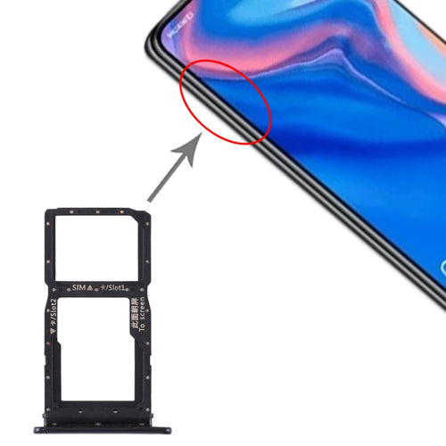 ถาดซิมการ์ด + ถาดซิมการ์ด/ถาดการ์ด Micro SD สำหรับ Huawei P Smart Z / Y9 Prime (2019), For Huawei P Smart Z