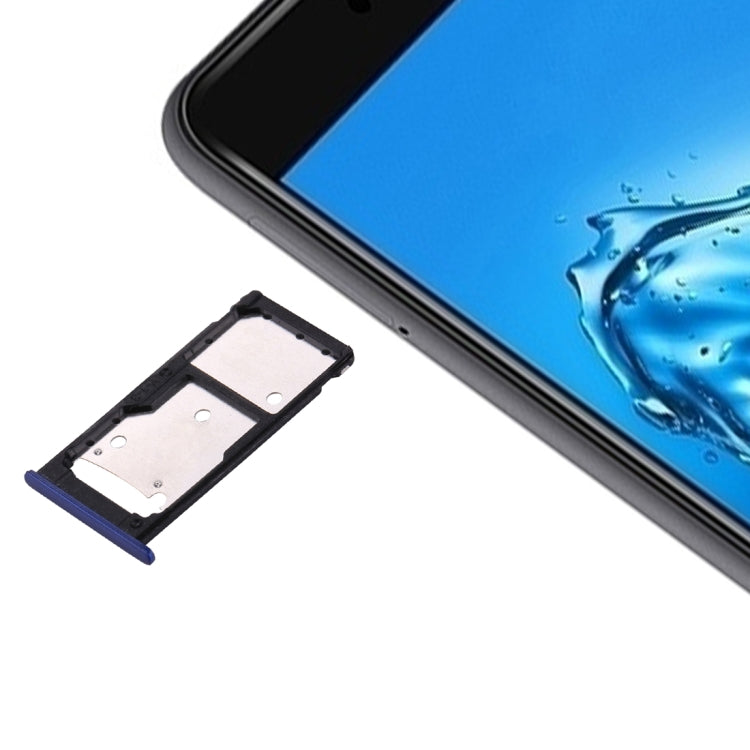 สำหรับ Huawei Enjoy 7 Plus / Y7 Prime ถาดซิมการ์ดและซิม / ถาดการ์ด Micro SD, For Huawei Enjoy 7 Plus, For Huawei Enjoy 7 Plus / Y7 Prime