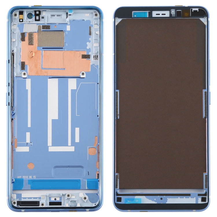 แผ่นปิดกรอบกลางสำหรับ HTC U11+, For HTC U11+ (Black), For HTC U11+ (Blue)