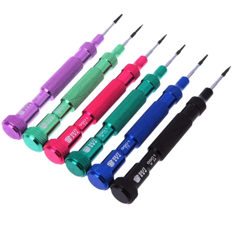 6 in 1 Precision ไขควง ชุดแม่เหล็กไขควงอิเล็กทรอนิกส์ชุดสำหรับโทรศัพท์มือถือโน้ตบุ๊คแล็ปท็อปแท็บเล็ต, 9901S