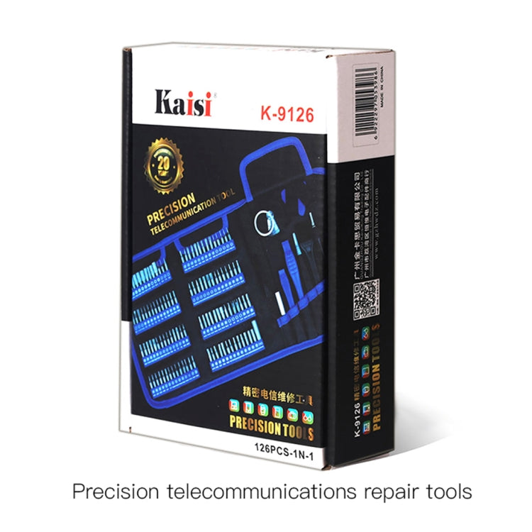 126 in 1 Kaisi K-9126 แม่เหล็ก ไขควง ชุดพรีซิชั่ ไขควง ชุดเครื่องมือ ซ่อมมือ เครื่องมือ, 126 in 1