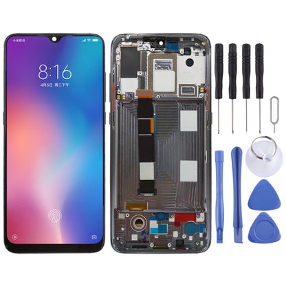 หน้าจอ LCD วัสดุ OLED และชุดประกอบ Digitizer พร้อมกรอบสำหรับ Xiaomi Mi 9, For Xiaomi Mi 9 (OLED), For Mi 9 (Pink)