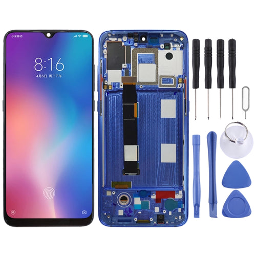 หน้าจอ LCD วัสดุ OLED และชุดประกอบ Digitizer พร้อมกรอบสำหรับ Xiaomi Mi 9, For Xiaomi Mi 9 (OLED), For Mi 9 (Pink)